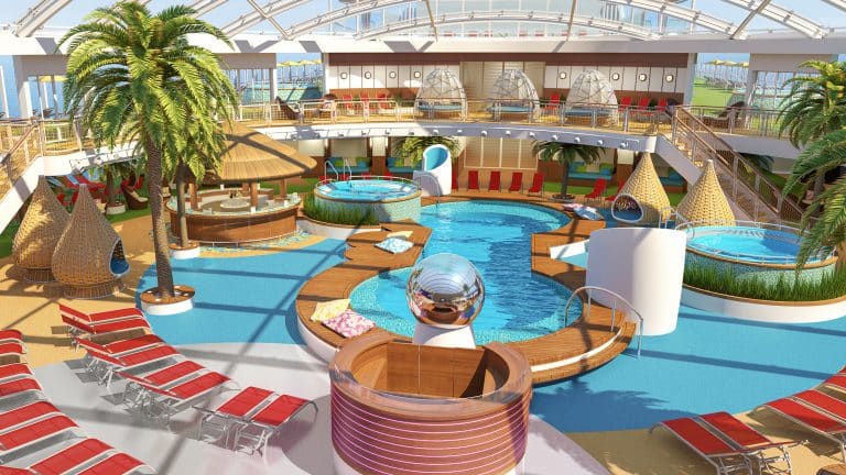 Beach Club auf AIDAcosma