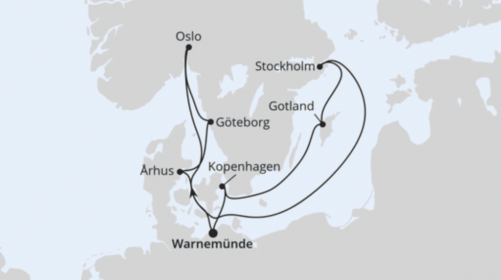 SKANDINAVISCHE STÄDTE MIT STOCKHOLM