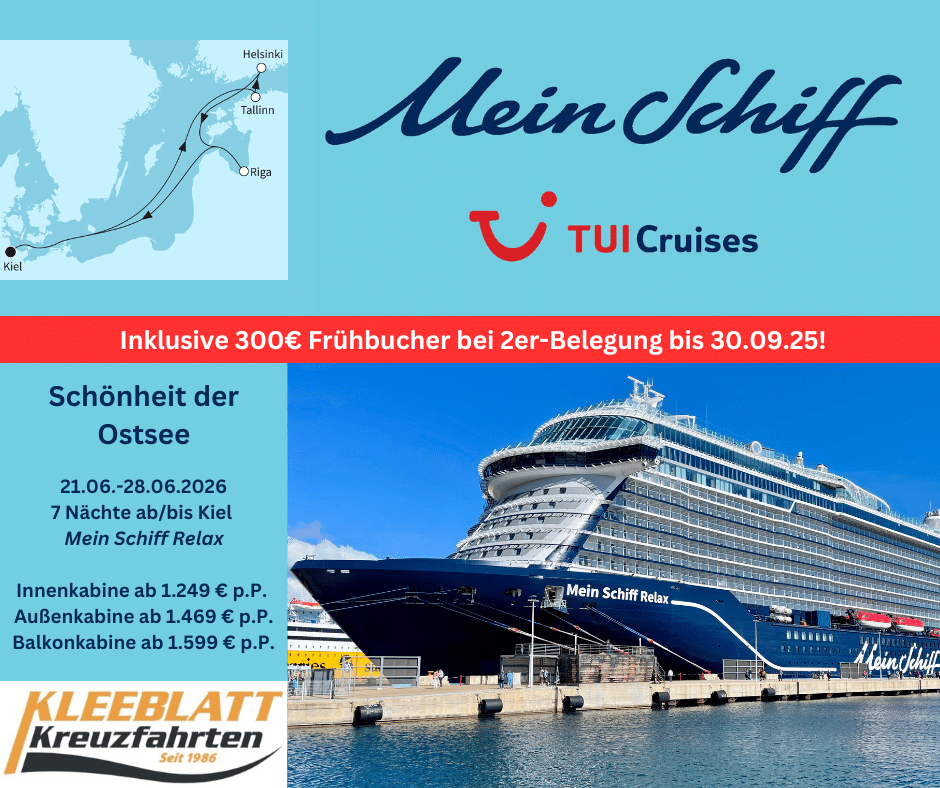 Mein Schiff Relax - Schönheit der Ostsee